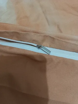 Funda Nórdica Cama 90 Naranja y Blanco