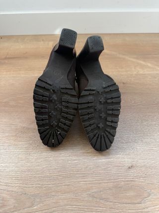 Botines Massimo Dutti Piel Marrón Talla 37