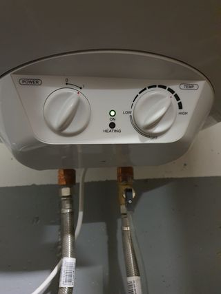 Calentador Eléctrico 50L Blanco