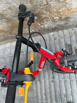 Bici infantil 2 en 1 14" Decathlon Discover Roja