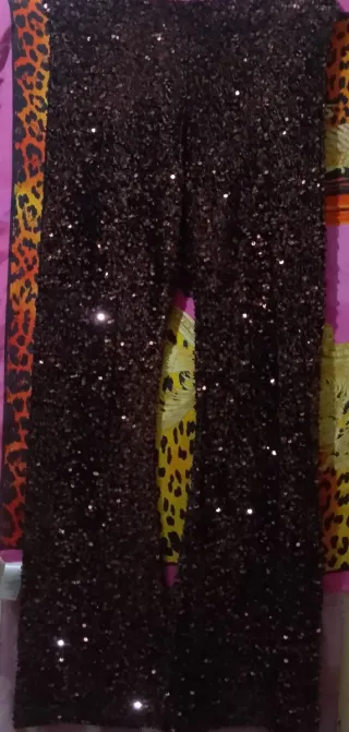 Zara Leggings Terciopelo Flare M