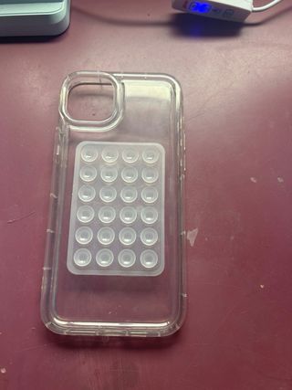 Funda iPhone 14 Plus Transparente Ventosa