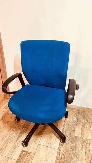 Sedia ergonomica da ufficio blu