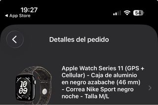 Apple Watch Series 11 46mm negro
