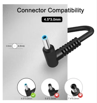 Cargador HP PPP019L-S 65W