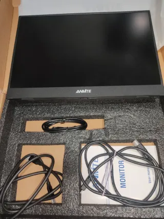 Monitor Portátil ANMITE 14 Negro
