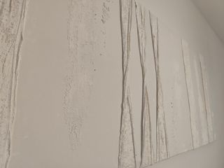 Cuadro hecho a mano de escayola sobre lienzo