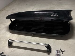 Baúl portaequipajes AUDI original 405L + 2 barras