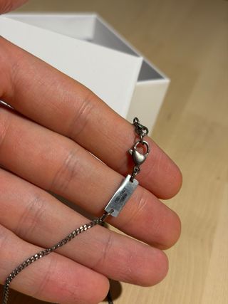 Collana Maison Margiela Argento