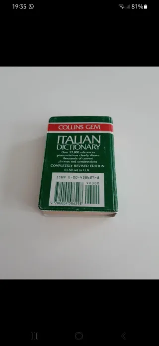 Collins Gem Italian English English Ital