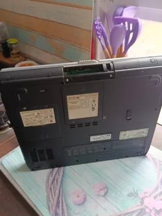 (piezas)Ordenador portátil HP azul/plateado