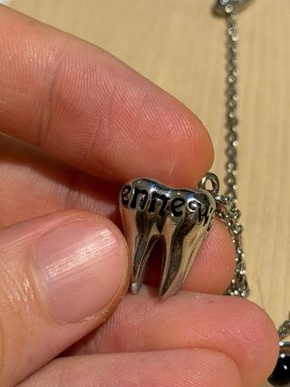 Collana Vivienne Westwood Rima Teeth Argento