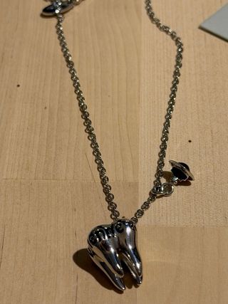 Collana Vivienne Westwood Rima Teeth Argento