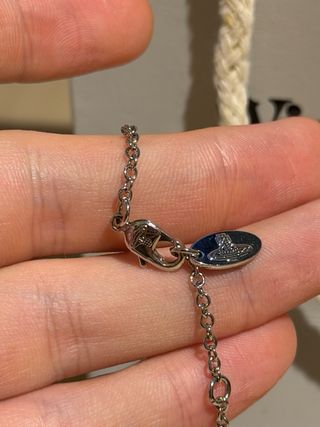 Collana Vivienne Westwood Rima Teeth Argento