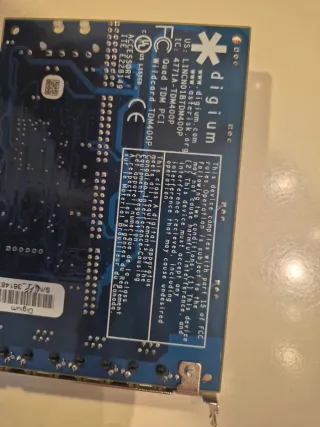 Tarjeta Digium TDM400P (2 FXO + 2 FXS) - Aster