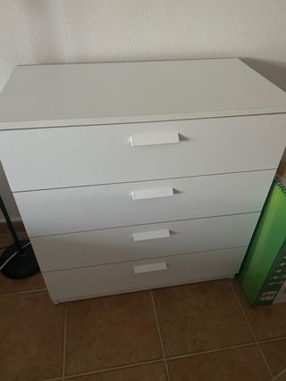 Cómoda Ikea Blanca 4 Cajones Nueva