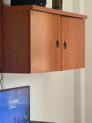 Conjunto Salón y Cristalera Madera