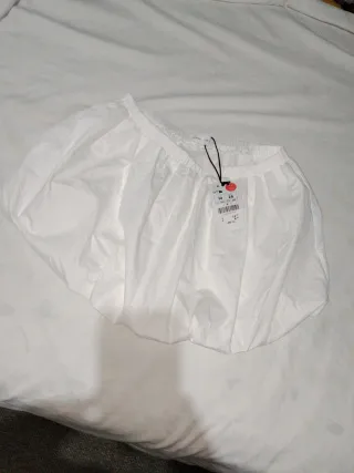 Falda Lefties Blanca Talla M