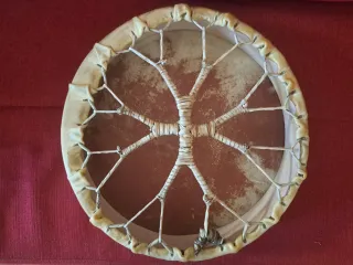 Tambor chamánico artesanal
