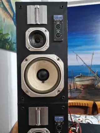 Altavoces Aiwa SX-15 de alta gama con regulación