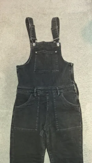 Peto vaquero negro Mango