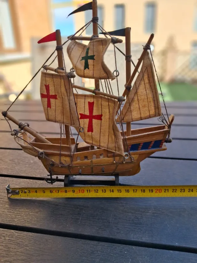 Maqueta Carabela Madera