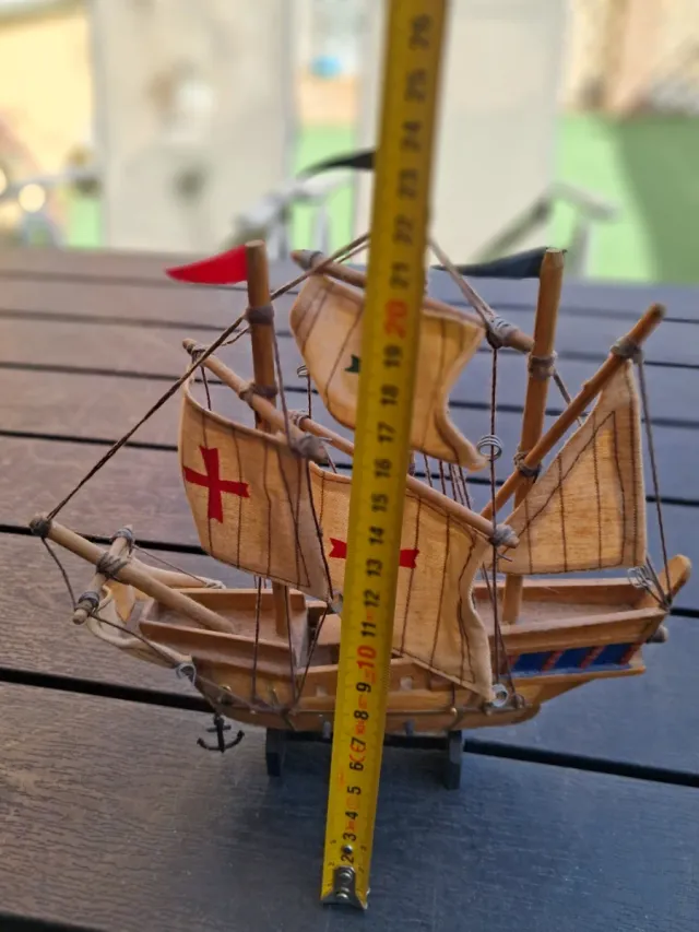 Maqueta Carabela Madera