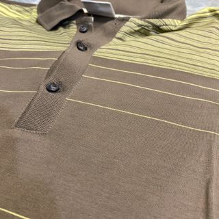 Polo Lacoste Talla M Rayas Verdes