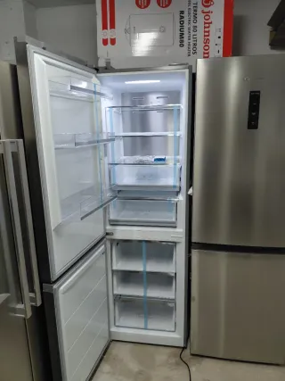 Frigorífico Johnson Inox No Frost. 185x60x60.
