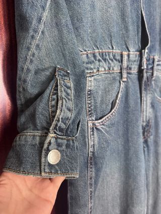 Mono vaquero nuevo con bolsillos