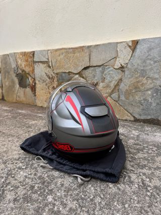 Casco SHOEI integral negro mate/rojo + Pinlock