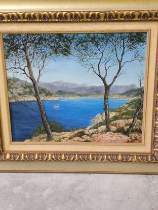 Quadro di pittura maiorchina in legno