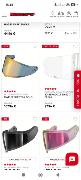 Casco Ducati Corsa V4 Panigale Talla M