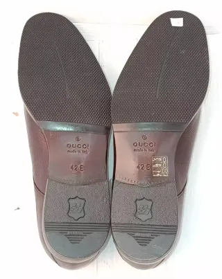 Zapatos Gucci Piel Marrón Talla 42E