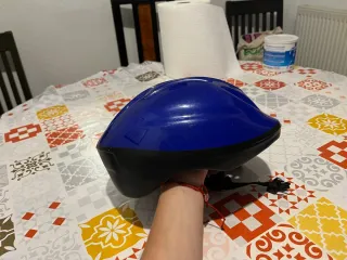 Casco bici azul Talla S-M (48-54 cm)