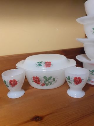 Arcopal, serie rosas rojas