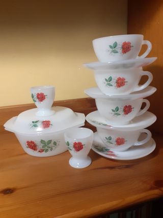 Arcopal, serie rosas rojas