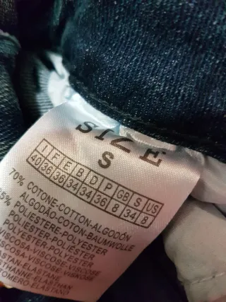 Pantaloni jeans vita alta palazzo