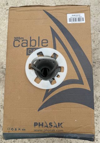 Cable de red PHASAK CAT 6 FTP 305m
