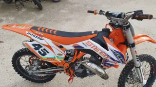 KTM SX 125 Motocross Naranja/Blanca