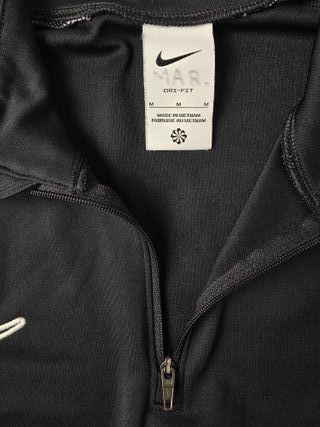 Nike Zip Black Training Top Long Sleeve Dri-Fit