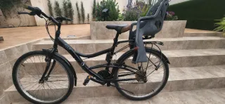 Bicicleta country 26 con silla para bebé