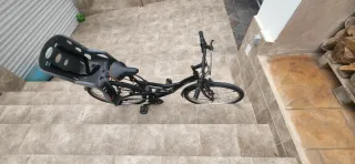 Bicicleta country 26 con silla para bebé