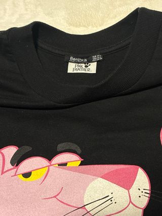 Sudadera Bershka Pink Panther Negra