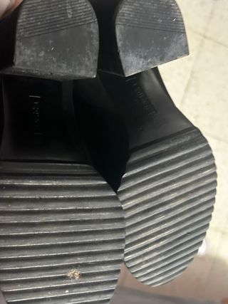 Botines negros tacón