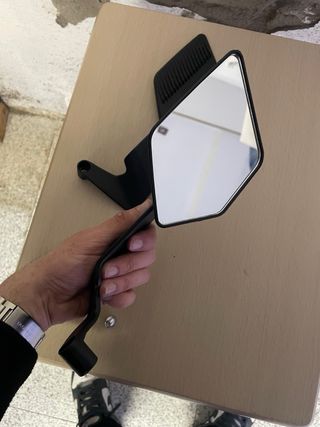 Espejos moto negros stealth