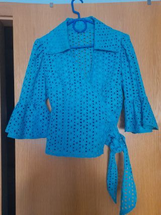 Falda y blusa flamenca con complementos T.38-40