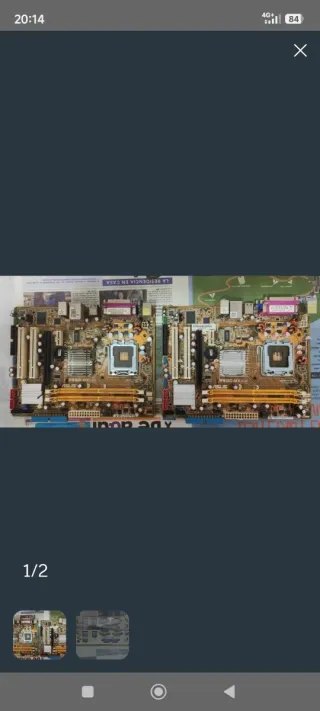 Lote 8 Placas Base PC Retro.