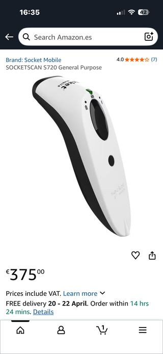 Scanner Codice a Barre SocketSCAN S700