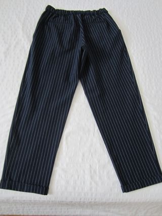 Pantalón Pull and Bear Raya Azul Talla L